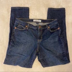 Code Bleu Mid Rise (10”) Straight Cut Jeans